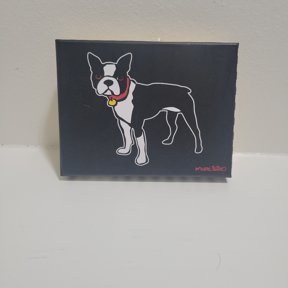 Marc Tetro Boston Terrier Wallet / Wristlet--New in Box - Picture 4 of 4